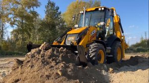 Обзор экскаватор погрузчик JCB Stage 5 из Европы