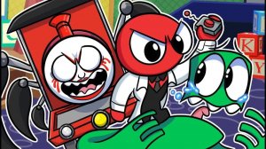 РАДУЖНЫЕ ДРУЗЬЯ - ЧАРЛЬЗ АТАКУЕТ!  Poppy PlaytimeRainbow Friends - Анимации на русском