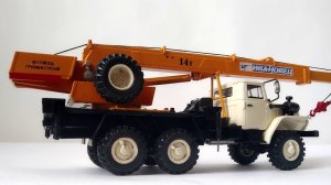 КС - 3574  УРАЛ-4320  Обзор масштабной модели
