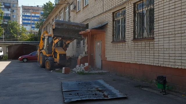 Ликвидация аварийных козырьков. (3) смотреть онлайн