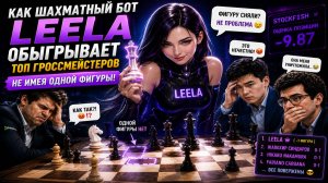 Leela обыграла без фигуры ТРЁХ сильнейших гроссмейстеров!