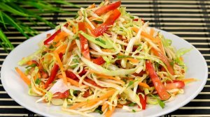 Съедят за Минуту! Вкуснейший Салат «СОЧНЫЙ» за 5 Минут на каждый день и на праздничный стол!