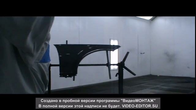 Технология покраски автомобиля.Покраска новой детали смотреть онлайн