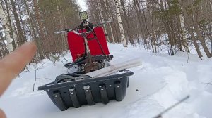 Мотобуксировщик (мото толкач) своими руками.