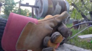самодельная ручная бетономешалка из бочки продолжение . 160л бетона
