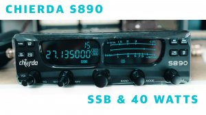 Chierda S890. Станция с SSB на 40 Ватт и на частоты 25-30 МГц!