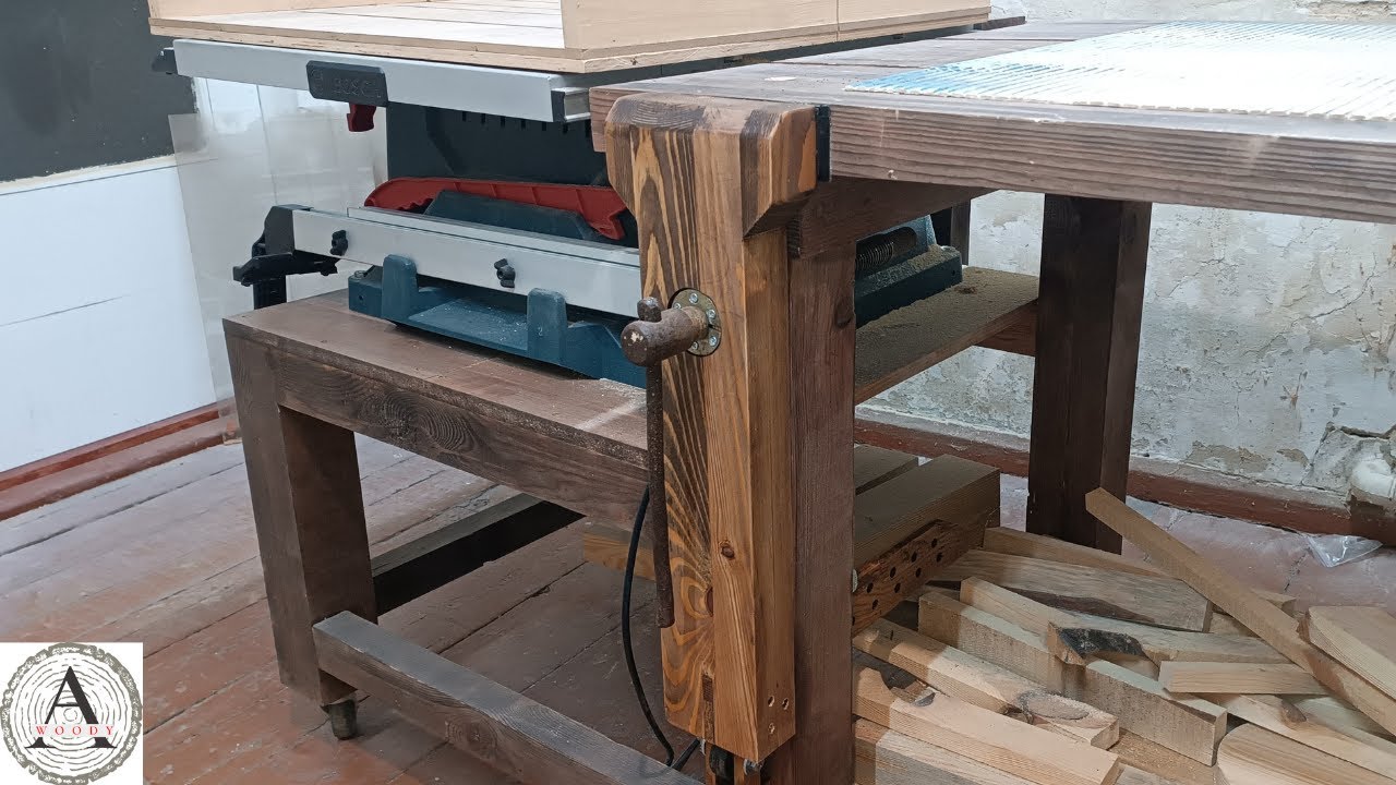 Доработка столярного верстака. Столярные тиски. Joiner's Vice
