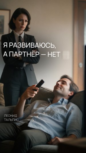Я развиваюсь, а партнёр — нет
