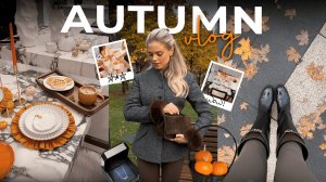 autumn vlog: осенний уют дома, мини-отпуск, мастер-класс SHIK, поездка домой | Катя Мотовилова