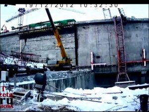 крушение падение кранов