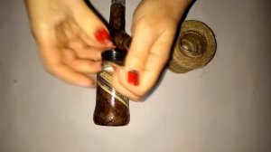 Декор бутылки. Имитация камня своими руками. Мастер класс от Sveta diy