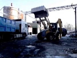 Экскаватор погрузчик CAT 444 F. Backhoe loader CAT 444 F.