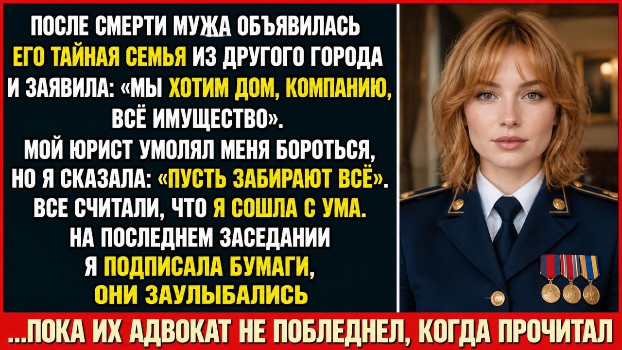 Тайная Семья Мужа Хотела Забрать Всё — Я Согласилась, Но Их Юрист Побледнел, Прочитав Бумаги смотреть онлайн