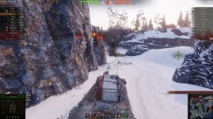 Мир танков. Полигон. Линия Маннергейма. Бой на AMX M4 49 L. Взял 2 фрага и 1.8К урона.