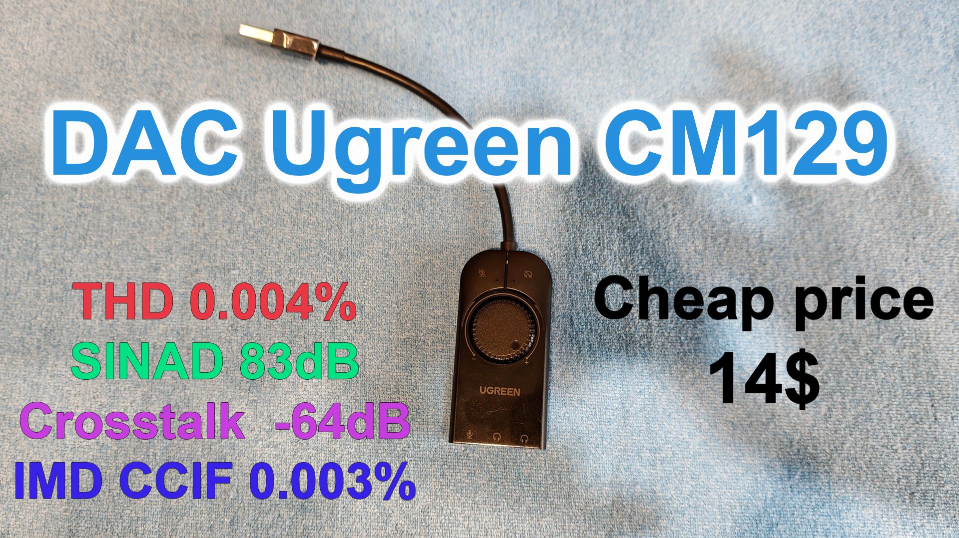 Ugreen CM129 ЦАП и preAMP для микрофона смотреть онлайн
