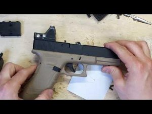 Установка коллиматора на Glock 17 KJW