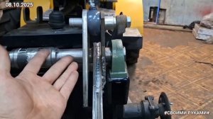 Самодельный минитрактор переломка. Задняя навеска ч.2