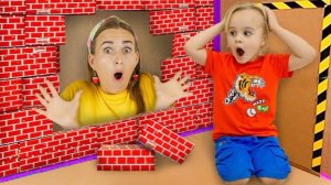 🍿 Челлендж Гигантский Лабиринт из коробок