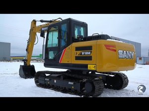 Выбираю новый габаритный экскаватор . Обзор Sany SY135C. Спецтехника для нового направления бизнеса.