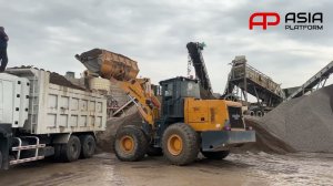 РАБОТА НА КАРЬЕРЕ - ФРОНТАЛЬНЫЙ ПОГРУЗЧИК LONKING CDM 853