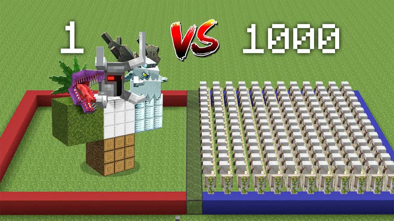 Can Mowzie’s Mobs beat 1000 golems in minecraft? смотреть онлайн