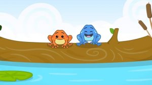 🐸🌈 Пять разноцветных лягушат – учимся считать с Плим Плимом и друзьями! 🤍