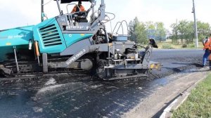 У въезда в Аткарск уложили асфальт