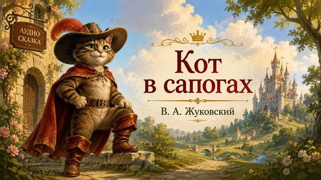 "Кот в сапогах" В. Жуковский | Слушать сказки перед сном | Аудиосказки | Рассказы для малышей |