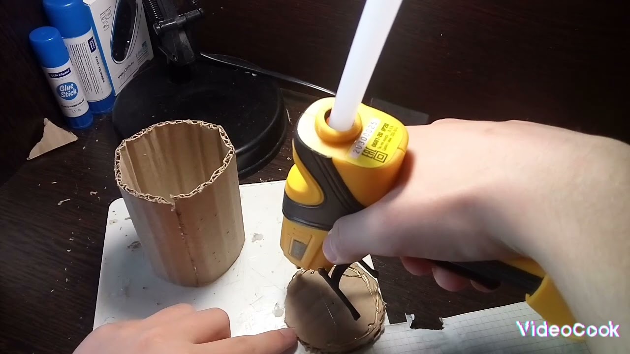Как сделать из картона муляж дымовой гранаты.
