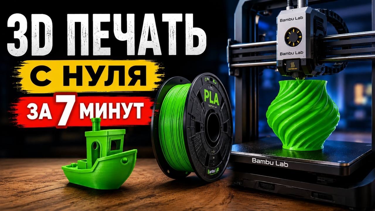 3д печать для новичков в 2026 / Всё, что нужно знать перед первой печатью смотреть онлайн
