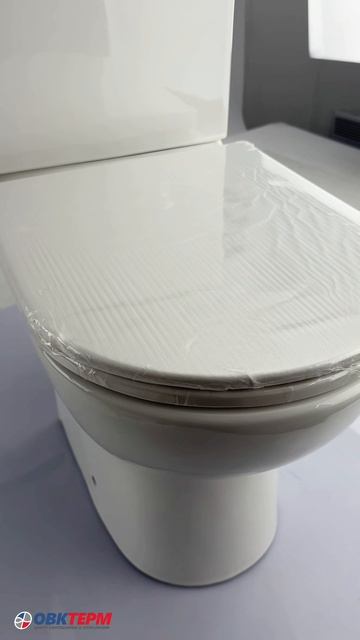67854 Унитаз-компакт EVA GOLD EG303T безободковый круговой смыв, сиденье тонкое ДП, креплен