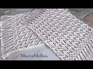 Салфетка для сервировки стола макраме мастер-класс