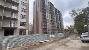 Центральный район, строительство нового ЖК Ленинградский. Мариуполь, октябрь 2024