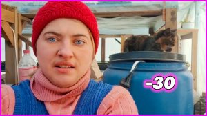 Мороз под 30! Выживаем на хуторе: дрова, теплица и хозяйство