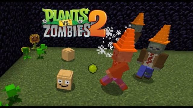 Новый взгляд на плохую карту! новейшая PvZ в майнкрафте#1