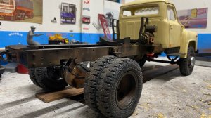 Газ 53 1:12 рама покрашена 😎🖌️ RC scale modell Gaz 53 1:12
