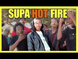 «Супер Горячий» один из самых известных гиф мемов Supa Hot Fire meme