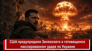 США предупредили Зеленского о готовящемся массированном ударе по Украине