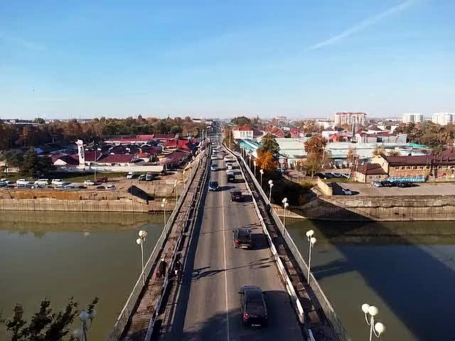 Временное перекрытие моста через реку Протока смотреть онлайн