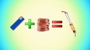 Как сделать паяльник из зажигалки своими руками / How to make a mini soldering iron with your hands