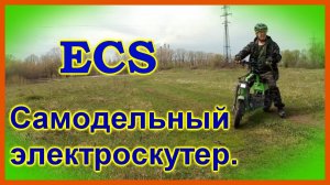 ECS. Самодельный грузовой электро скутер из моторколес от гироскутера. Теперь на 48 В.