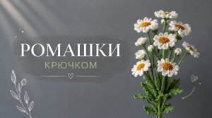 Вяжем крючком ромашки