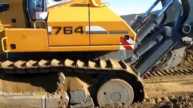 Бульдозер liebherr 764 работает смотреть онлайн