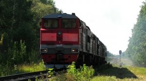 «Джекпот». Сплотка тепловозов 2ТЭ10У-0381, 0300, 0428 и автомотриса АЧ2-006