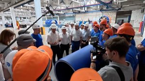 Около 55 тыс. тонн продукции в 2025 году выпустил завод «Югтрубпласт» на Кубани