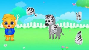 Детский развивающий мультфильм, пазлы, головоломка