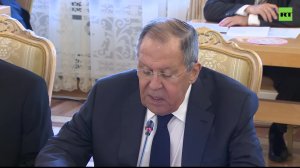Лавров принимает участие в заседании Делового совета при МИД России