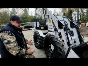 Самодельный бортоповоротный погрузчик HW