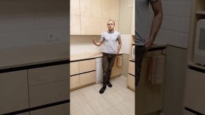 Дизайнерская кухня из березовой фанеры, своё производство и дизайн-проект #kitchen #plywood #кухня