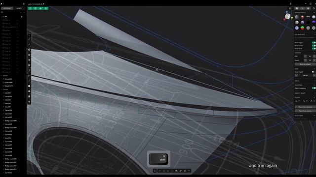 PLASTICITY v25 Studio Car Modeling Audi RS e-tron GT Tutorial Serial On Patreon Part 05 смотреть онлайн